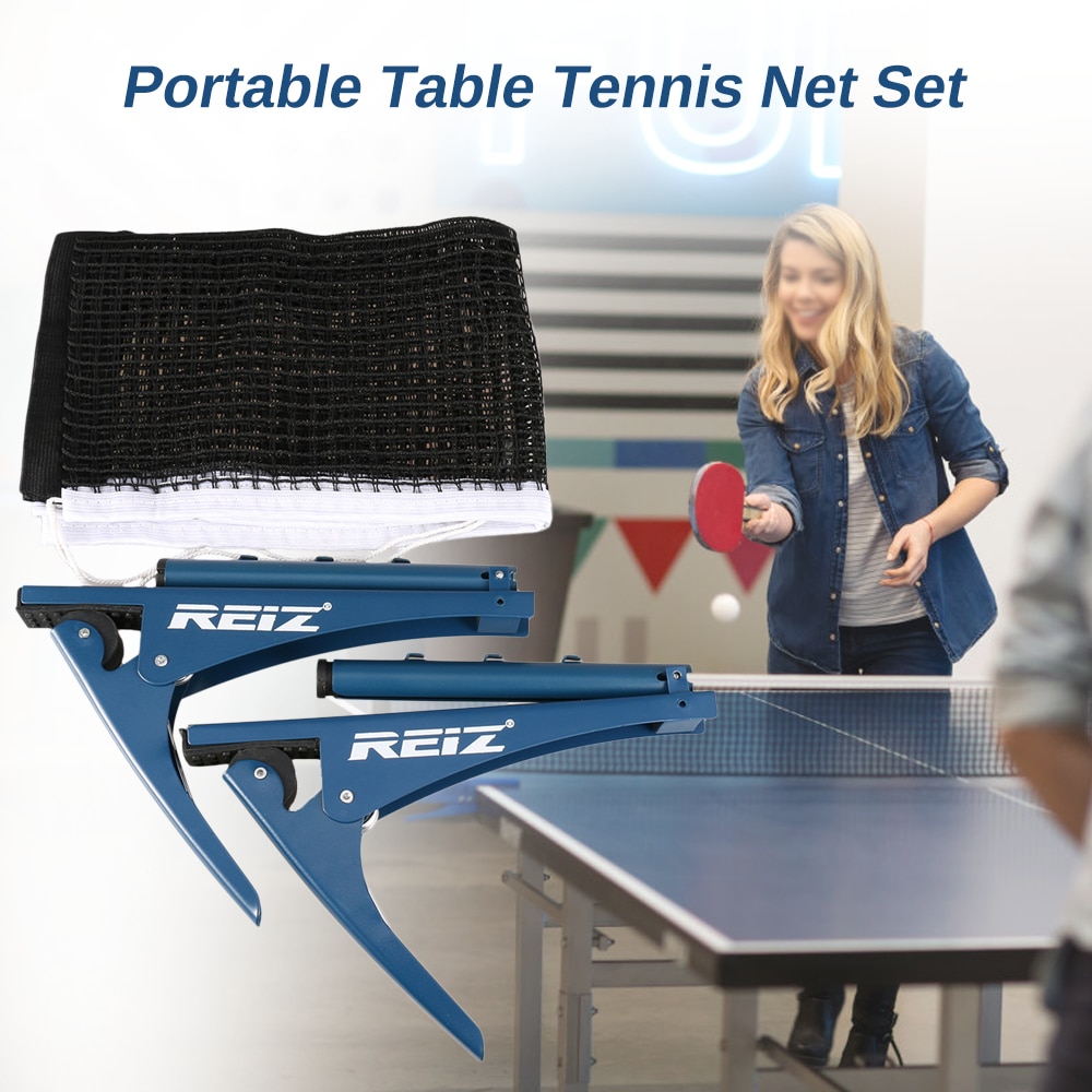Bordtennis mesh net ping pong bord net rack nett rack ping pong net til indendørs udendørs træningskonkurrence