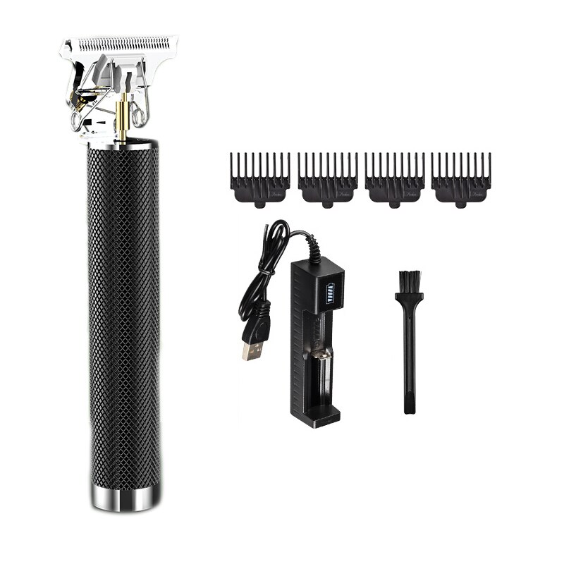 Vgr usb oppladbart hårhårklipper elektrisk hårtrimmer trådløs barbermaskin til menn barberhårskjæremaskin: Ty -04