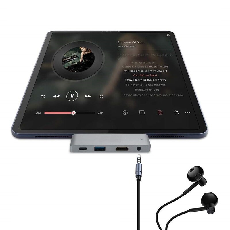 Type C to HDMI Four in One Hub USB-C to HDMI + 3.5mm + USB + PD Hub Type-C Docking Station