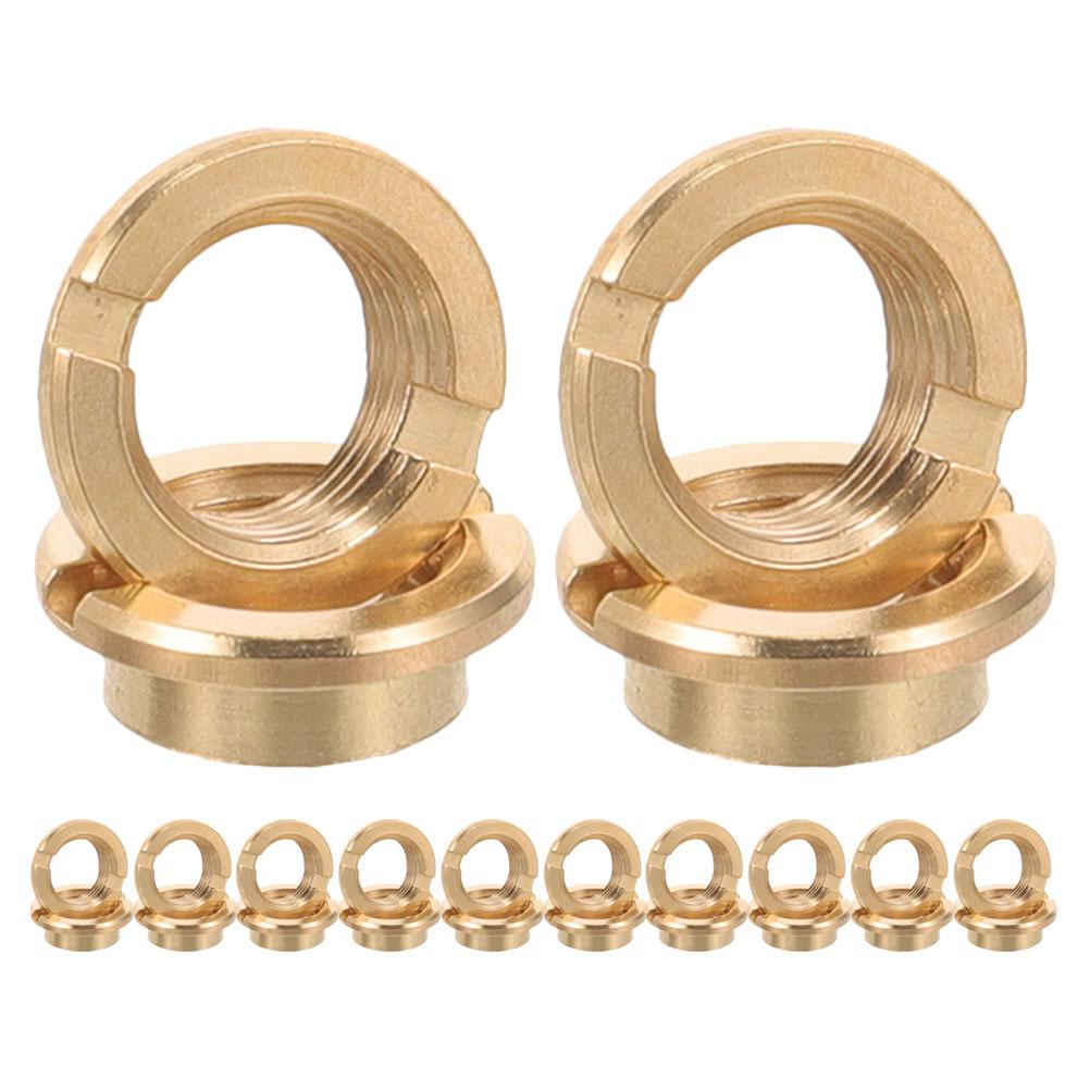 12 Pcs Quartz Clock Accessories Nut Movement Replacement Nuts Mechanism Repair Accessory Battery Operated Clocks Parts