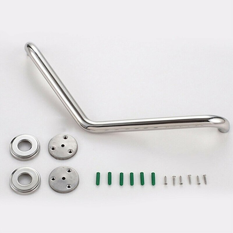 Stainless Steel Toilet Bathroom Safety Grab Bar Bathtub Handrails Durable Armrest Handle S55