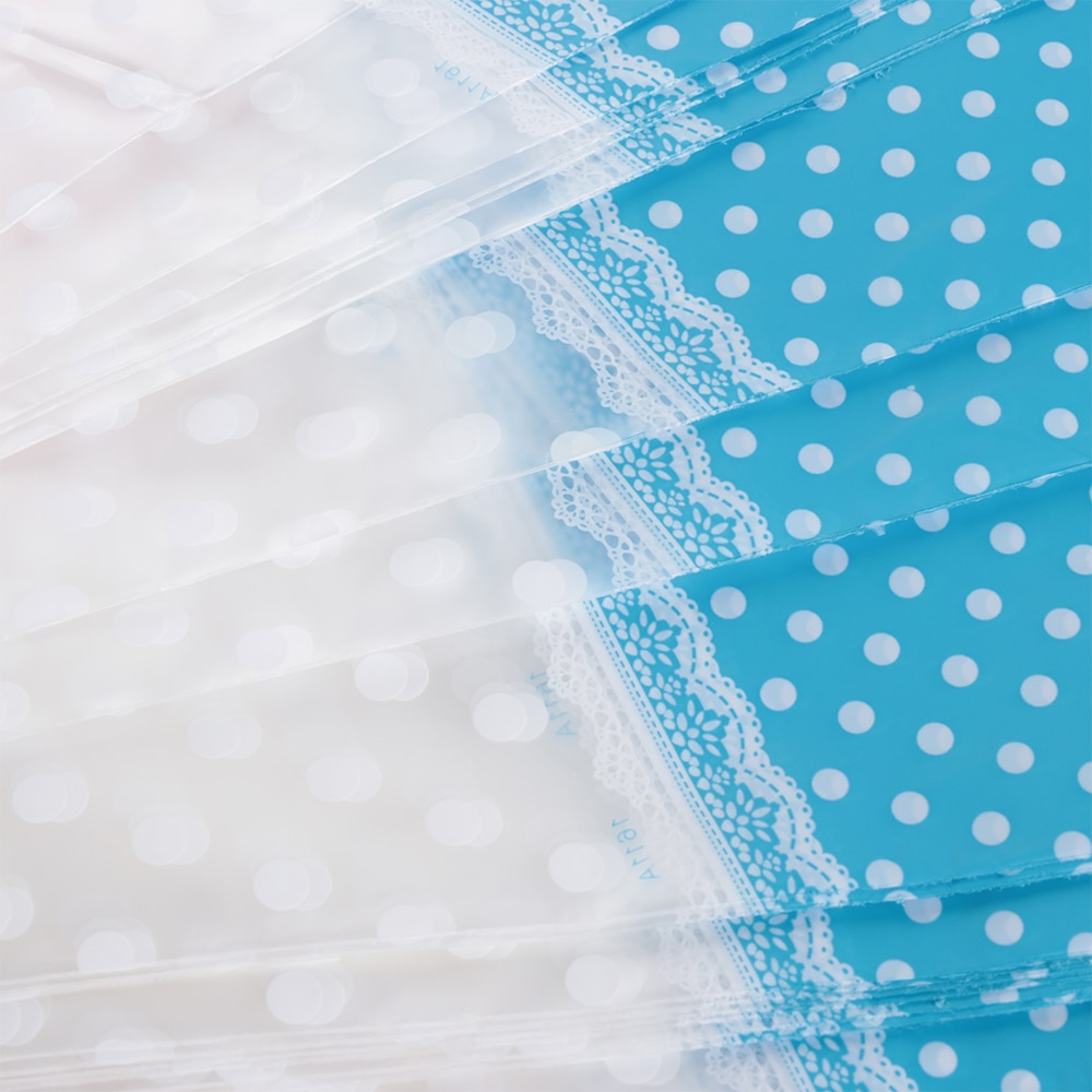 50PCS/pack Cone Bag Cellophane Package Twist Ties Clear Candy Popcorn Baking Wrapping Supplies Party Supplies