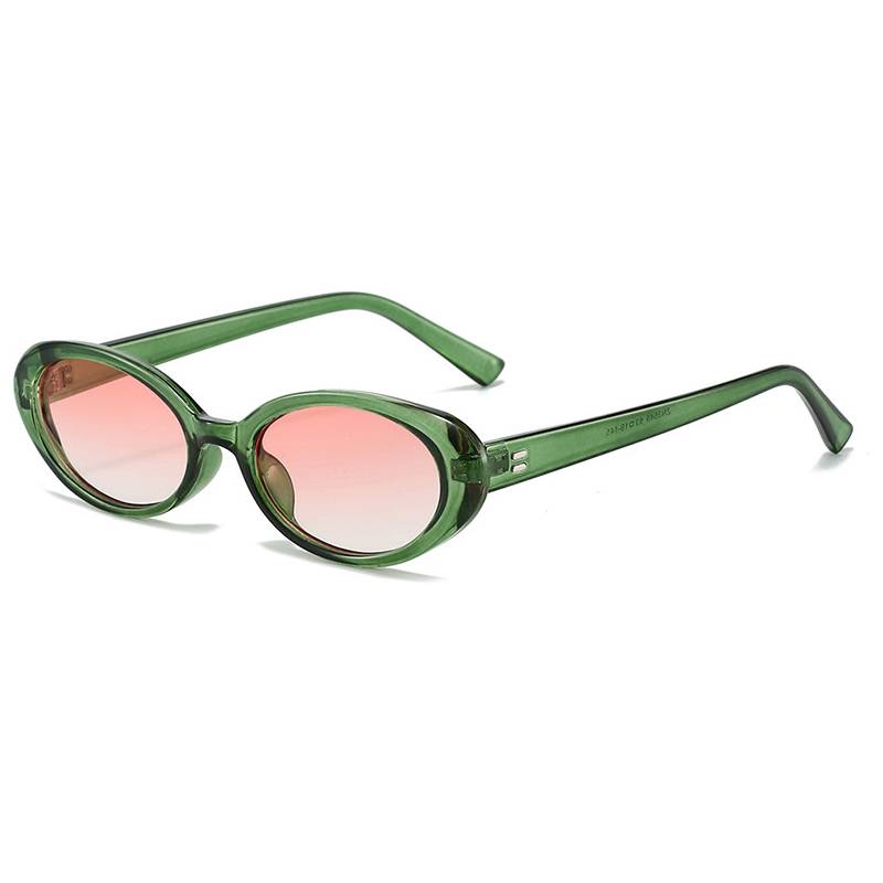 Gafas de sol ovaladas Retro Vintage para mujer, lentes de sol redondas de de para hombre UV400, estilo Punk, gafas de lujo para mujer 2024: Gris