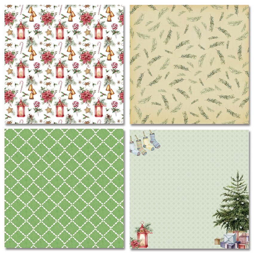 24 sheets 6"X6"the winter season Pattern Scrapbooking paper pack handmade craft paper craft Background pad