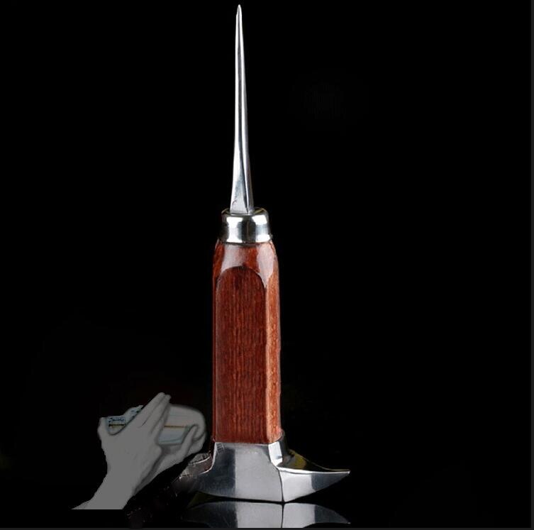 stainless steel needle wood handle Traditional Ice... – Grandado