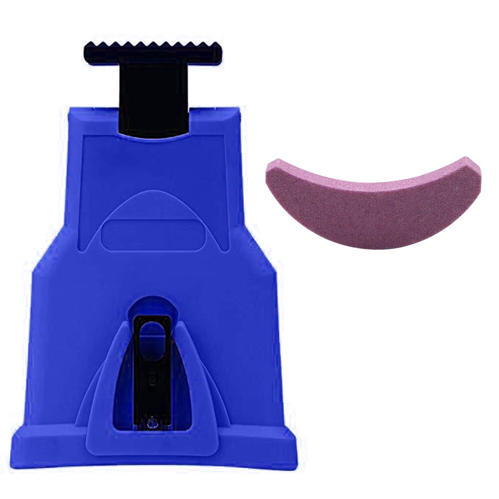 Träbearbetning motorsåg tänder slipare slipkedja med 5 st extra bryne sten slipmaskin slipverktyg: 02