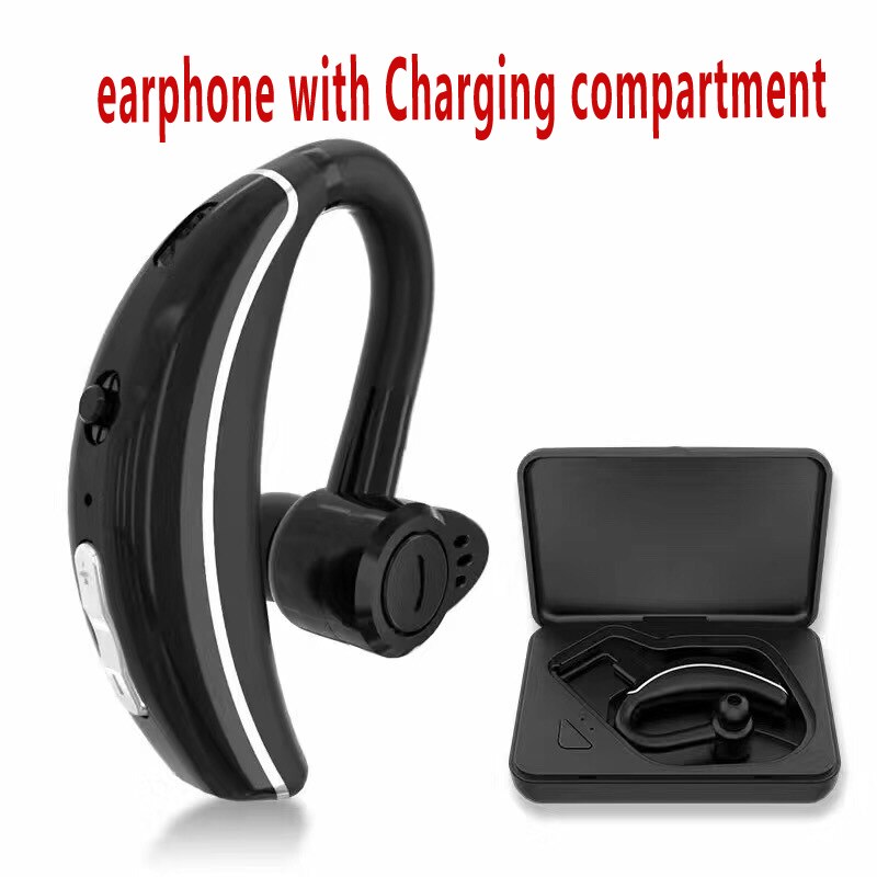 Draadloze Bluetooth Oortelefoon Eenzijdige Opknoping Ear Hoofdtelefoon Microfoon Bluetooth Stereo Headset Voor Gamer Zakelijke Mobiele Telefoon: 02