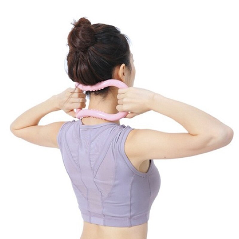 Cercle Pilates Magic Ring 37cm – Fitness Yoga Gym – Double Grip – Rose