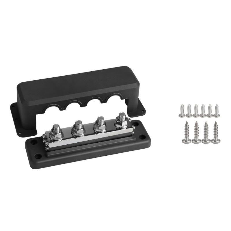 3/8 inch 4 Post 600A Bus Bar Batterij Terminals Stroomverdeling Marine Automotive Boot Solar Bedrading Bus Bar