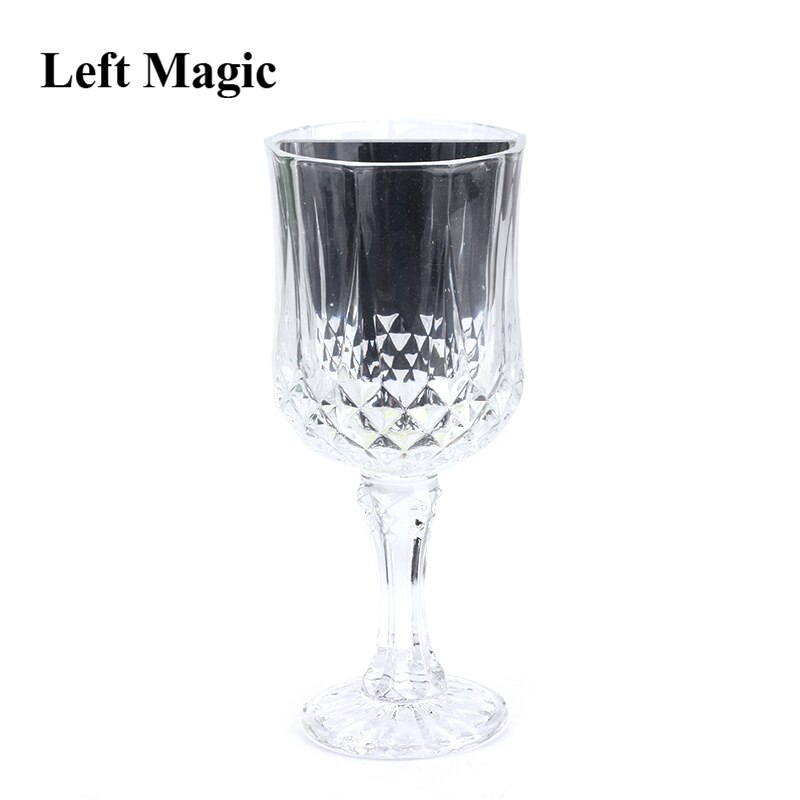 Kristallen Spiegel Kelk/Goblet Illusies Goocheltrucs Vloeibare Verdwijnen Om Zijde Magia Cup Podium Gimmick Props Comedy Mentalisme