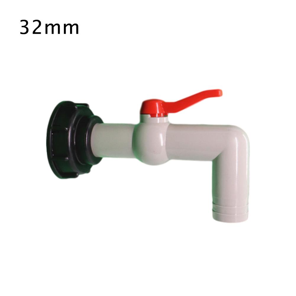 Plastic IBC Tank Adapter S60X6 Garden Hose Faucet Connector Water Tank Hose Replacement Connector Fitting 1/2" 3/4" 1": C