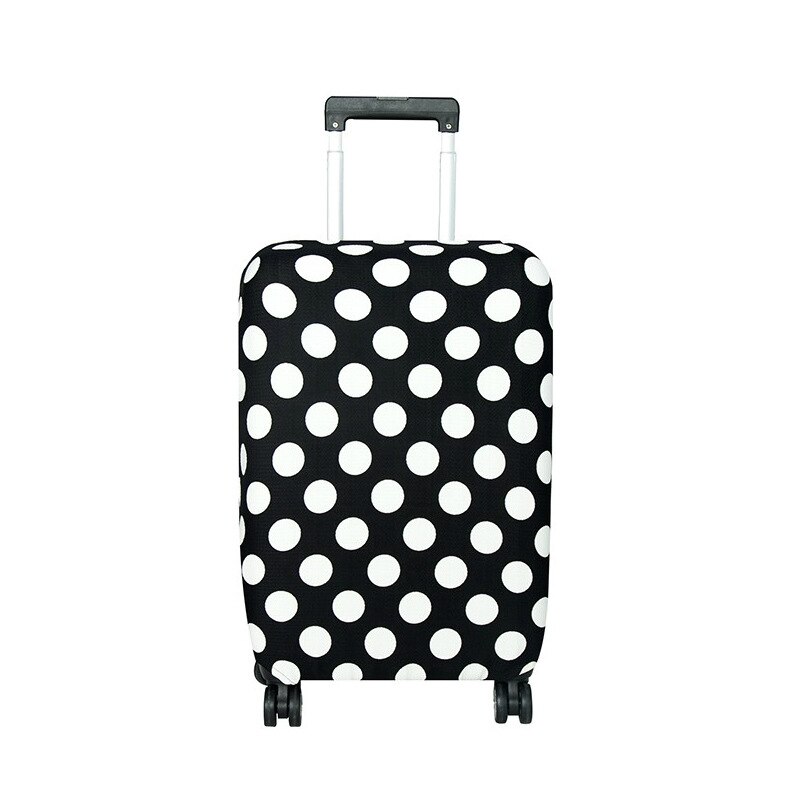 High Qualit Travel elasticity Luggage Cover Travel Luggage Dust cover Protective Suitcase cover Trolley case: Dot / L