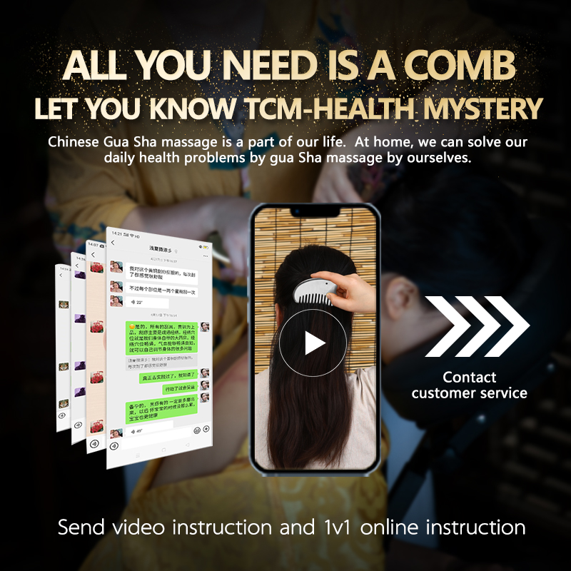 Pettine portatile multifunzionale con ciondolo in metallo Pettine per capelli in acciaio inossidabile gua sha Pettine portatile Pettine per massaggio portatile 2 in 1