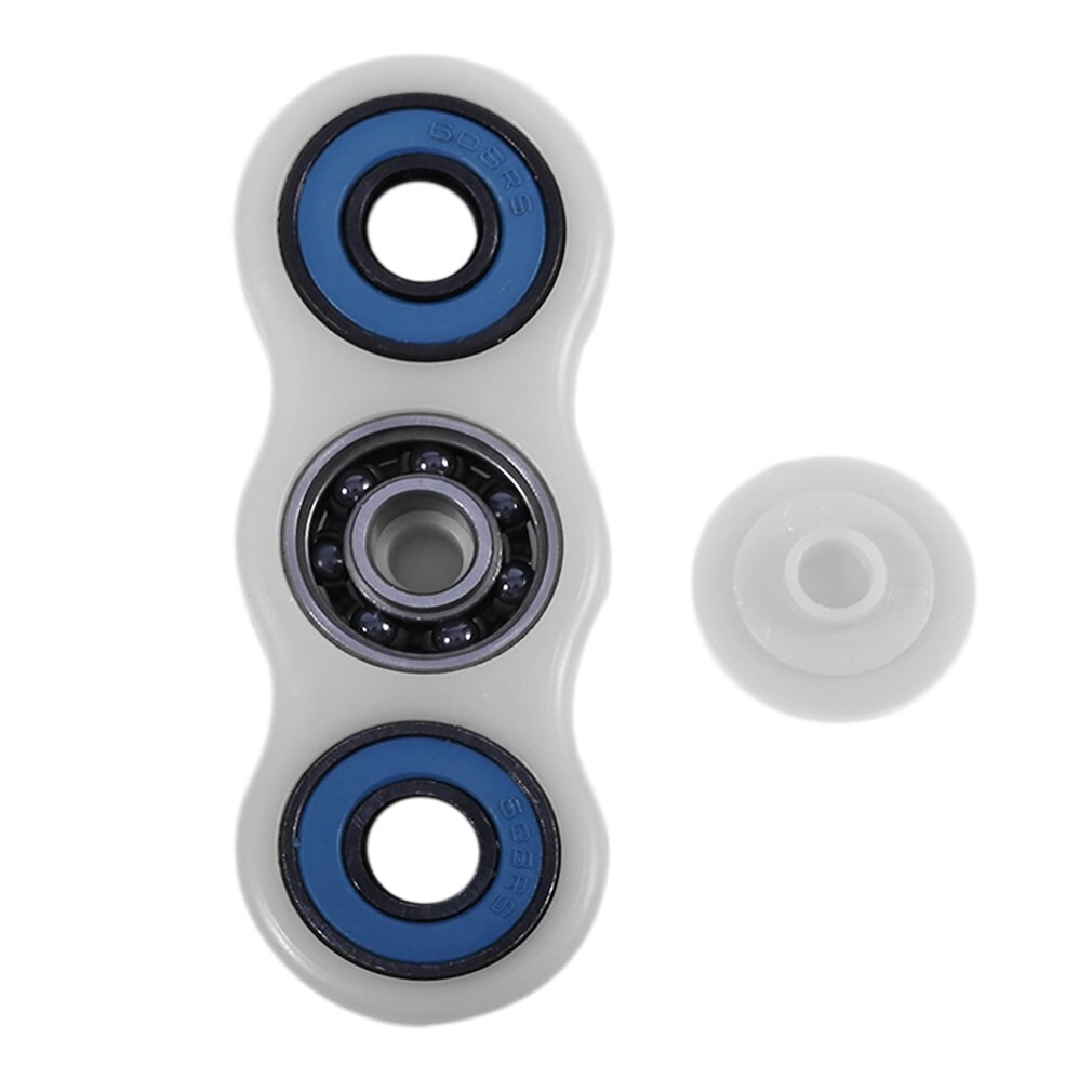 New Hot Liscia Contorno Tre Fori Del Nitruro Di Silicio Cuscinetto Lungo Tempo Ridurre Lo Stress Dito della Mano Spinner Giocattolo Regalo Per I Bambini