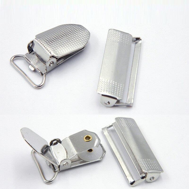 Windj heren bretels effen kleur 4 clip-on bretels elastisch 3.5cm