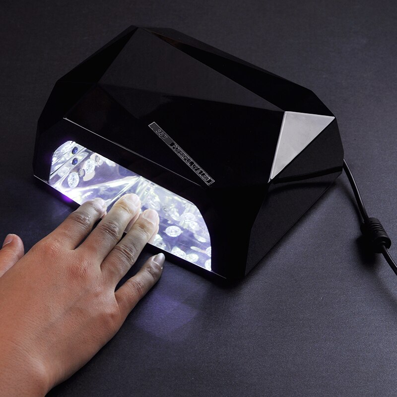 Nageldroger in diamantvorm, led-uv-lamp, 36 w gelnagelmachines, droge nagels, nagellakbeschermingslamp voor manicure