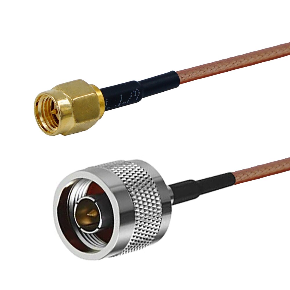 Câble coaxial Type N mâle vers SMA mâle, RG316 50 ohm, cavalier en queue de cochon, choisissez votre longueur,