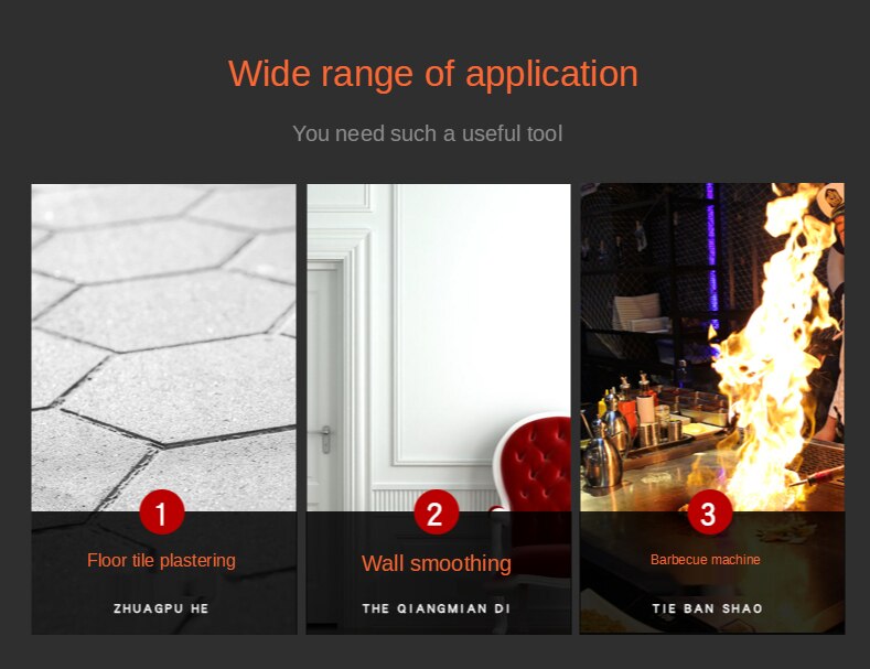 Mason trowel mason board mason toothed brickwork knife plastering knife plaster tile