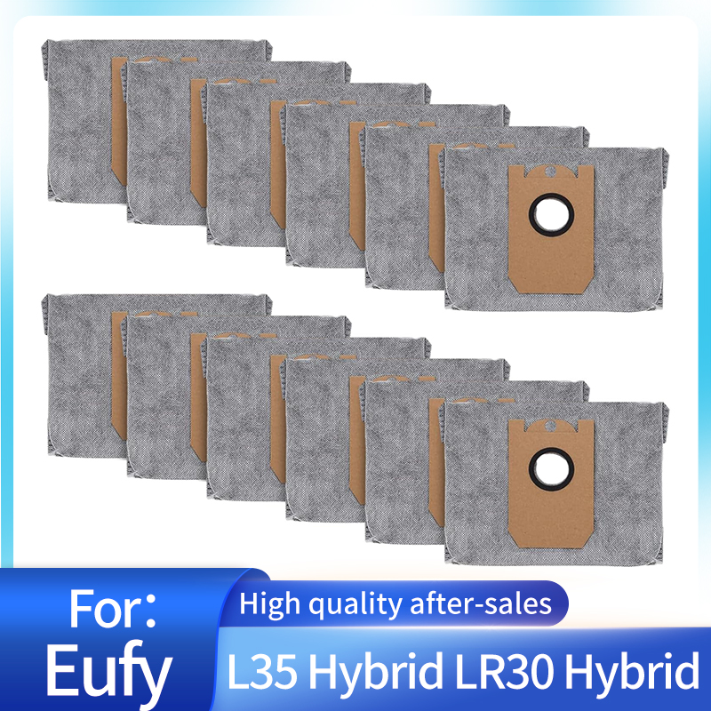 Replacement Dust Bags for Eufy RoboVac L35 Hybrid/L35 Hybrid+ LR30 Hybrid/LR30 Hybrid+ LR20 Auto-Empty Station