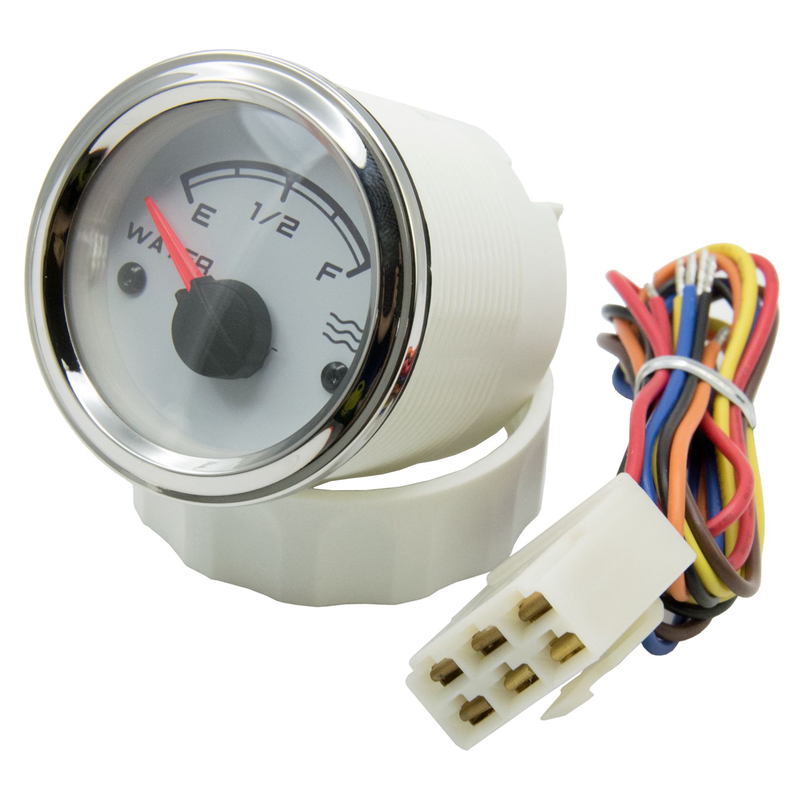 KUS Water Level Gauge Marine Boat Truck Water Tank Indicator White 52mm 0-190ohm