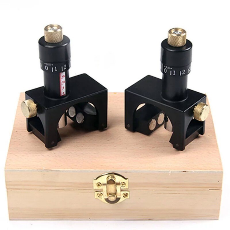 Raboteuse magnétique réglable pour table à bois, réglage de la hauteur du couteau, 2 pièces