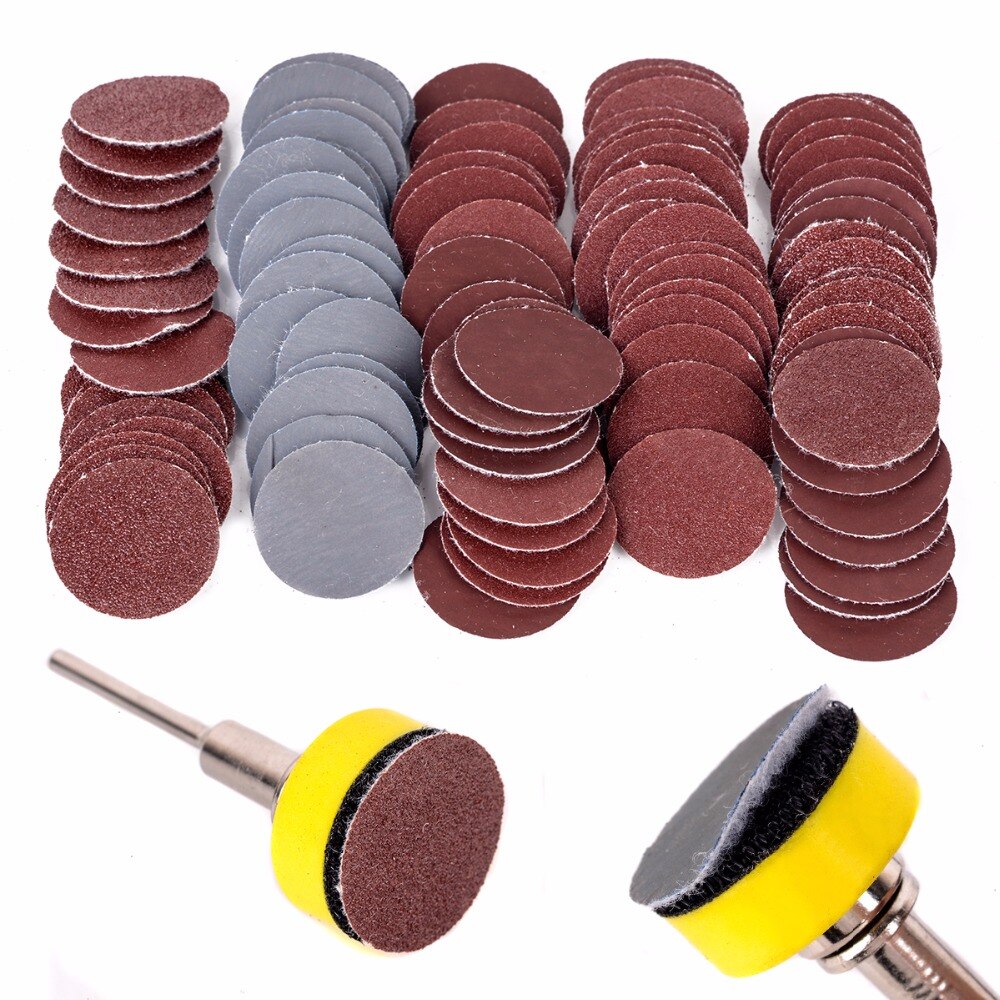 60/80/100pcs 5 Inch 125mm Round Sandpaper Eight Hole Disk Sand Sheets Grit 40-600 Hook and Loop Sanding Disc Polish
