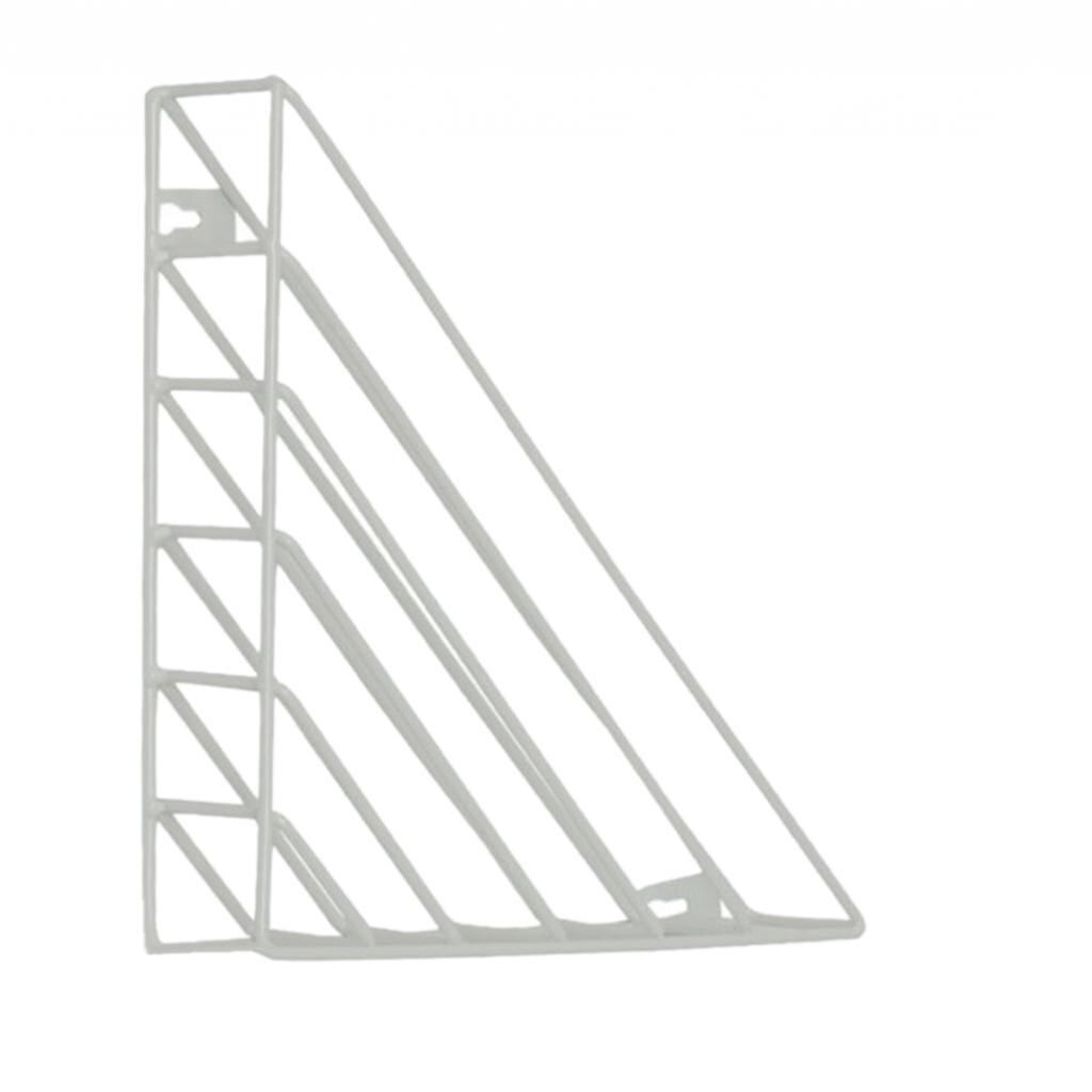 Organizador de archivos Irregular/triangular, colección de cables, estante de almacenamiento de hierro para escritorio, estantería, soporte para revistas para decoración del hogar y oficina