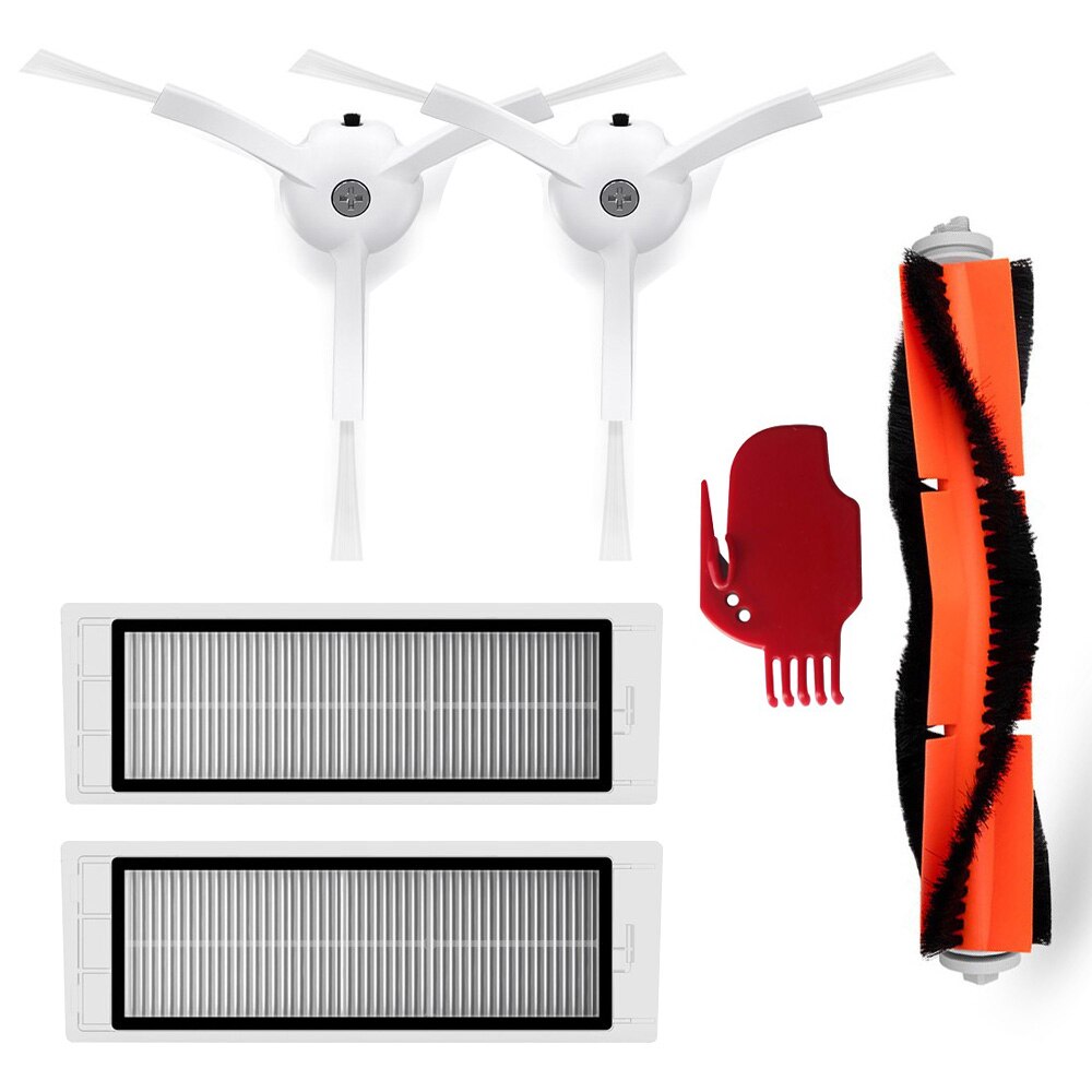 Hovedbørste vaskbar hepa filter sidebørste for xiaomi mijia 1s sdjqr 01rr xiaowa  c10 e35 e3 robotstøvsuger tilbehør: Mt1