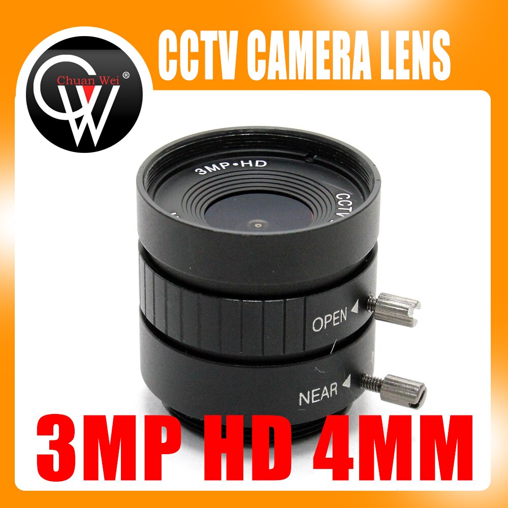 3MP HD 4mm/6mm/8mm/12mm/16mm objektiv Manuelle 1/2 Iris cs Mount Industrie objektiv CCTV Kamera Objektiv für HD Kamera ip kamera