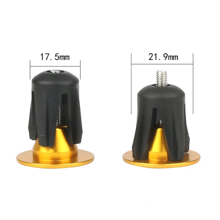 1Pair Aluminum Handlebar End Caps Bicycle Bike Handlebar Grip End Plug Handle Grip End Stoppers Expansion Plug