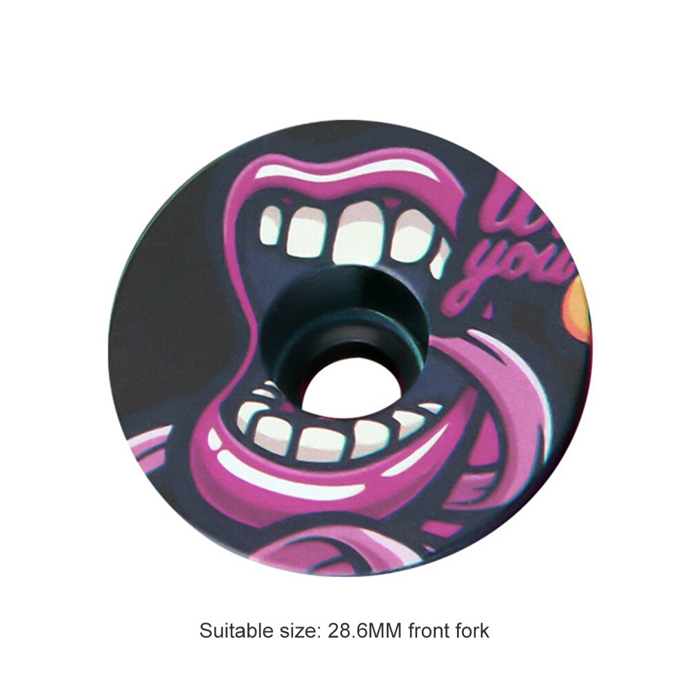 Fiets Headset Top Cap Threadless Stem Cover Road Mtb Stuurpen Accessoires Headset Top Cap Cover Voor 28.6Mm Vork buis: C