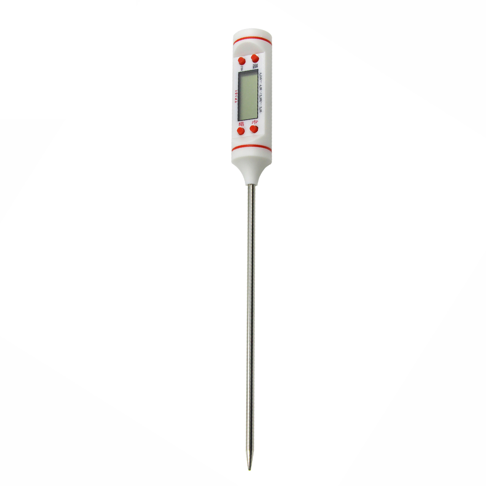 Digitales Lebensmittelthermometer, Grill, Kochen, Fleisch, Messthermometer, Heißwasserthermometer mit Sonde, Küchenwerkzeug: Freier Raum