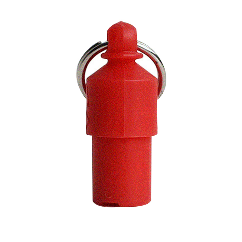 Étiquette d'adresse pour chien et chat, Tube d'identification, Anti-perte, collier: Red