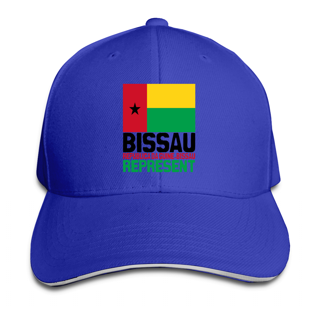 Guinee Bissau Represent-Gorras de Golf para hombre y mujer, gorros divertidos de estilo hip hop R330, 1 unidad: Azul