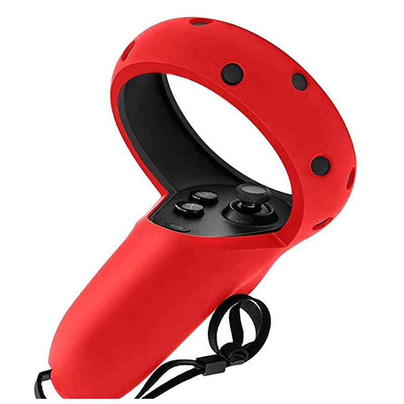 Protective Sleeve for Oculus Quest/Rift S VR Press Controller Silicone Cover Skin Handle Grip Knuckle Strap Accessories