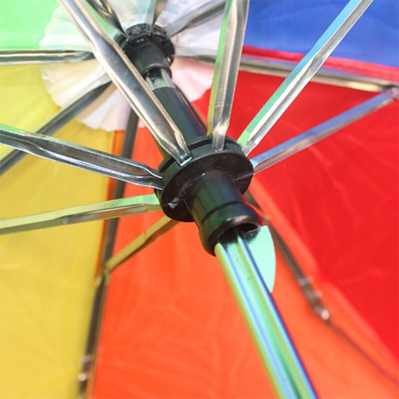 Rainbow Umbrella Waterproof and Windproof Sun Umbrella Compact Tight Long Handle Umbrella Strong Frame Waterproof Fashionable Ou