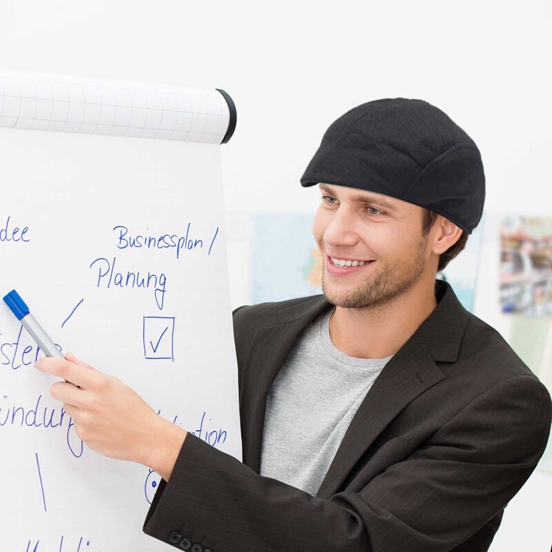 Classic Flat Ivy Cap Tweed Newsboy Cap For Men Dark Grey Khaki Retro Cap For Men And Women