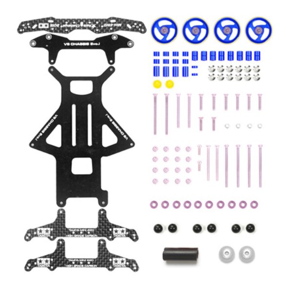 free homemade tamiya mini 4wd 94734 VS chassis EVO setting 1 set with front rear rollers damper: 10