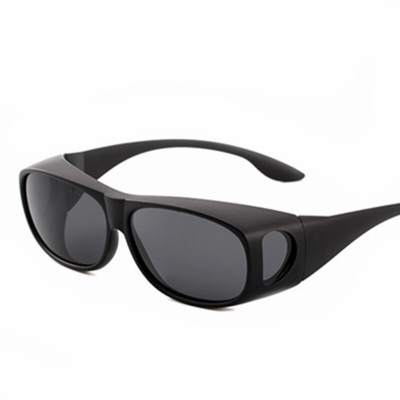 Polarized sunglasses driver driving goggles, sports sunglasses Driving Shades Travel Fishing Sun Glasses: Frosted Black