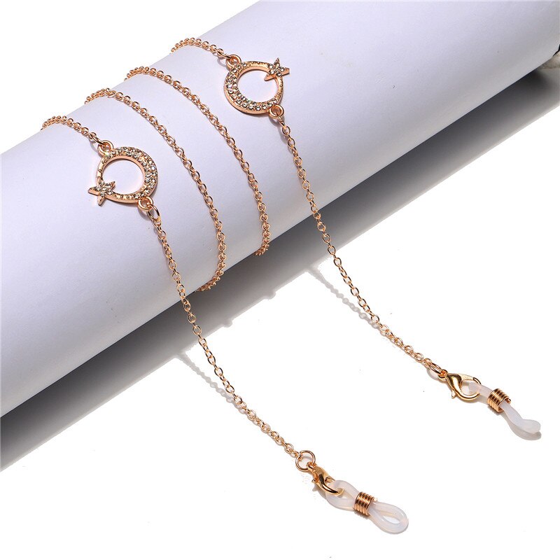Women Retro Black Bat Sunglass Chains Lanyards Eyewear Accessories Sunglasses Reading Glasses Strap Cord Glasses Hanging Rope: 17