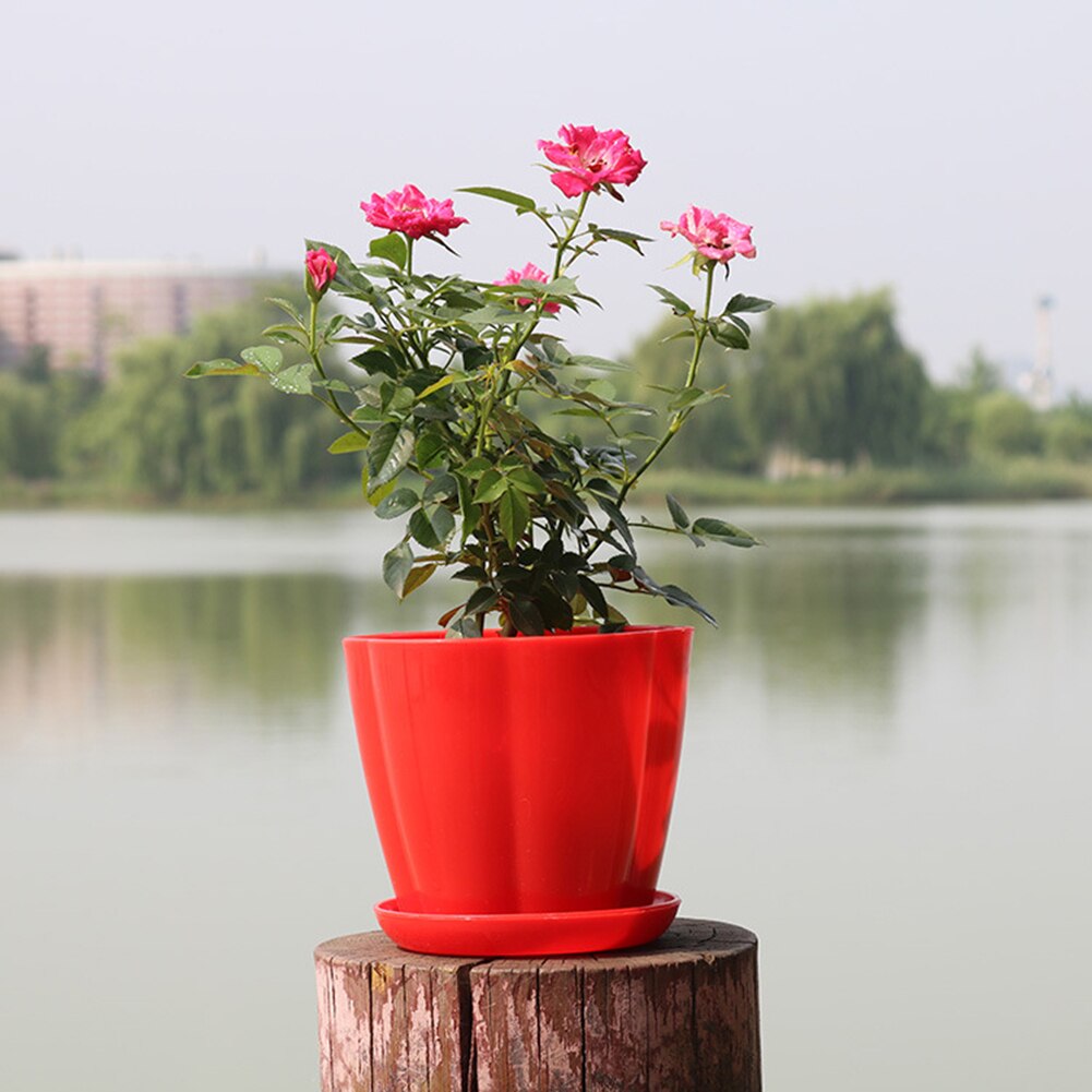 Pumpa form plast imitation porslin blomkruka suckulenta trädgård planter trädgård leveranser