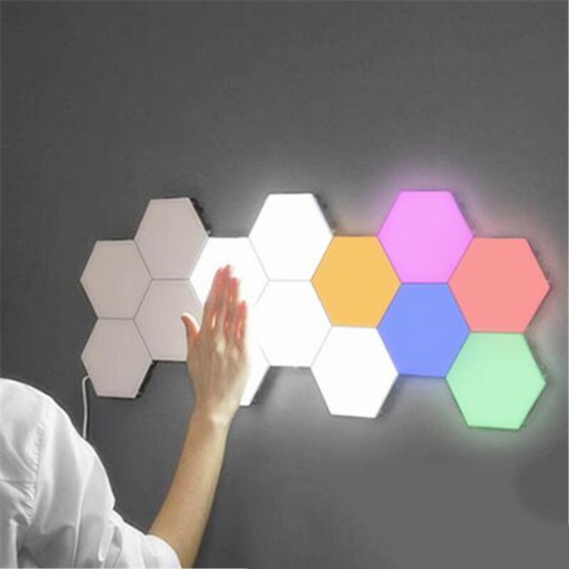 RGB LED Touch light Seven color Festival light night lamp Sensitive Lighting for bedroom living room Wall touch LED light