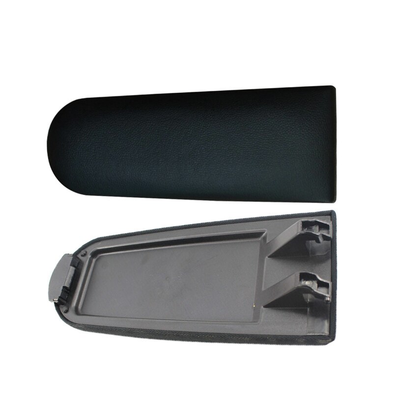 1pc lederen middenconsole armsteun afdekkingen geschikt voor vw passat  b5 golf 4 mk4 jetta bora kever voor volkswagen polo 6r skoda: Zwart