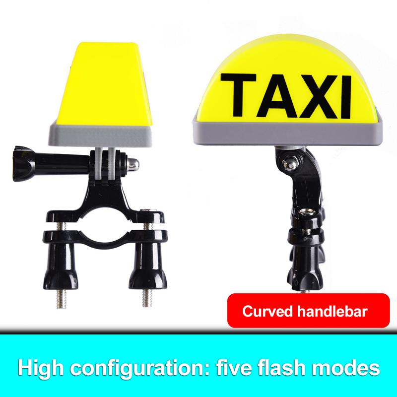 Accesorios para casco de motocicleta, luz LED para señal de TAXI, Kit de decoración con indicador recargable por USB, producto para Motocross: 07
