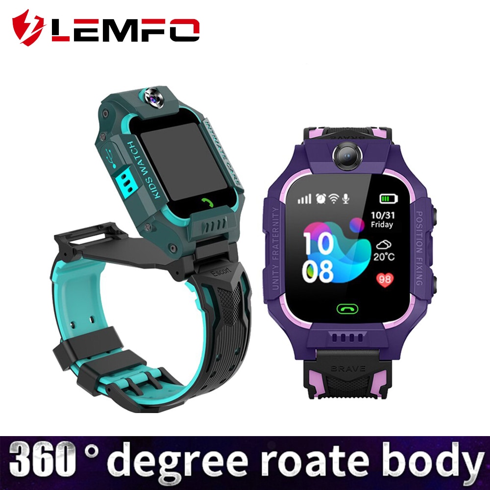 LEMFO Smartwatch Men Women - Blood Pressure Heart Rate Fitness Tracker - 1.3 inch Round Display - for Android & iOS