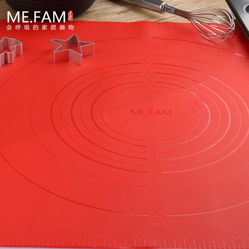 Me. fam Grote Maat 60X50 Cm Rimpelingen Siliconen Bakken Mat Antislip Hittebestendigheid Kneden Deeg Placemat non-stick Gebak Pads