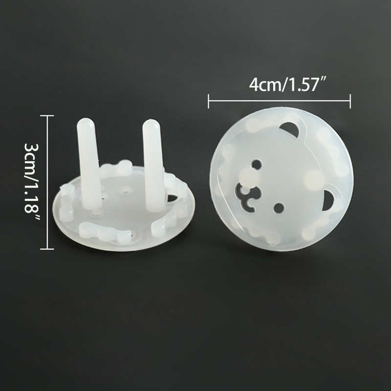 10 Pcs White Outlet Covers Child Proof Electrical Protector Baby Proofing Outlet Plug Covers Kids Safety Socket Covers Outlet