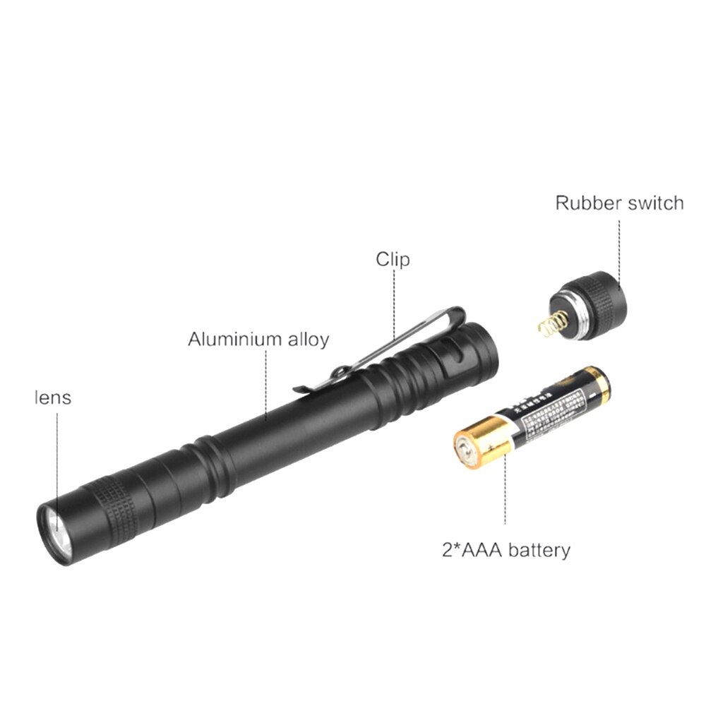 Zhiyu mini lomme ledet lommelykt cree xpe -q5 lampe perle husholdning vanntett liten lommelykt bruker 1/2 aaa batteri utendørs lys
