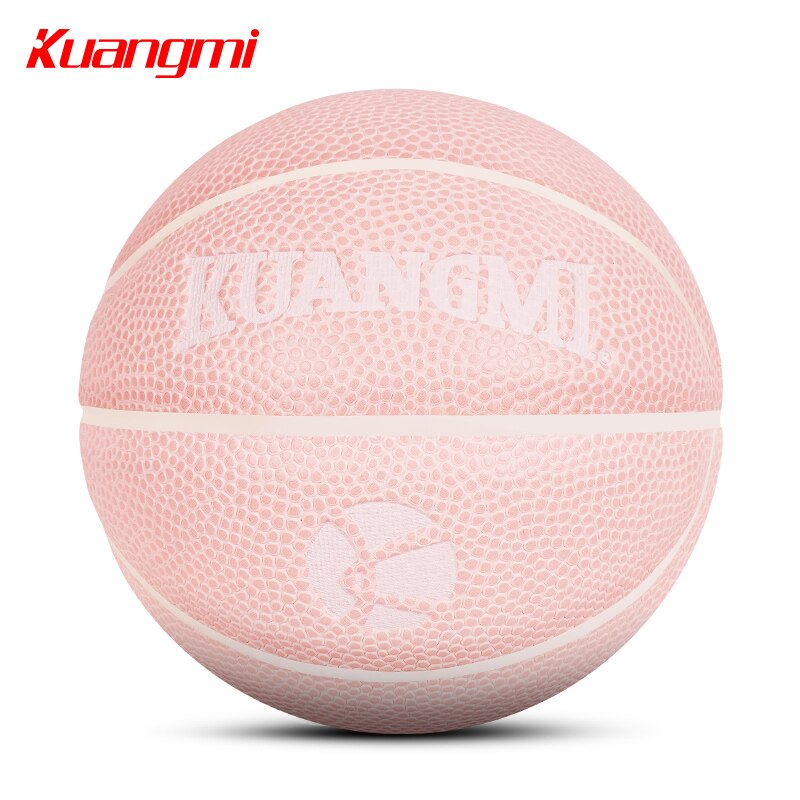 Kuangmi Mini Basketball Pink 13cm Size 1 Indoor Ourdoor Ball for Kids Children Baby Games Toys Basketballs Accessory