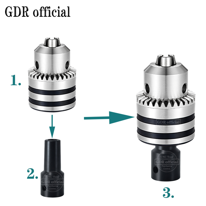 Drill Chuck Adapter Motor Shaft Drill Chuck B10 B12 B16 drill chuck adptor Sleeve Motor shaft coupling Motor Shaft Sleeve